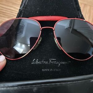 Ferragamo red aviator sunglasses Women’s/kids